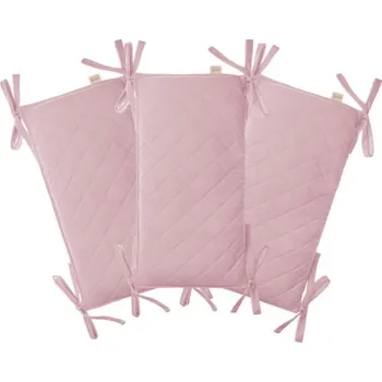 mantinel do postýlky Sleepee Modulární mantinel do dětské postýlky sada 3 ks Pink