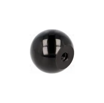 Kulovitý knoflík Ø 32mm Vnit.závit M6 14,5mm