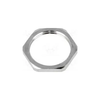 Matice Matice M25 mosaz nikl Thk 3,5mm Klíč 30mm Závit metrický