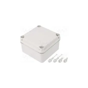 Rozvaděč Kryt univerzální X 111mm Y 111mm Z 68mm světle šedá IK07