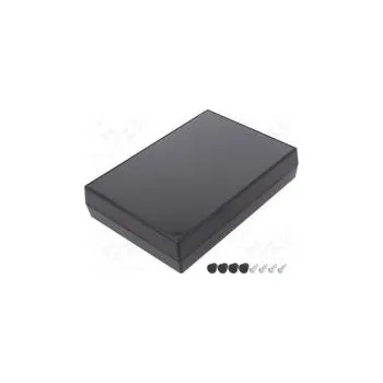 Rozvaděč Kryt univerzální X 123mm Y 174mm Z 38mm ABS černá UL94HB