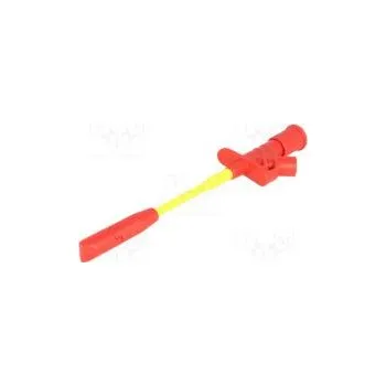Měřicí kabel Měřicí hrot s háčkem propichovací 10A červená 4mm