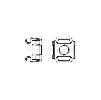 Matice Matice klecová M8 nerezavějící ocel A2 BN 3307