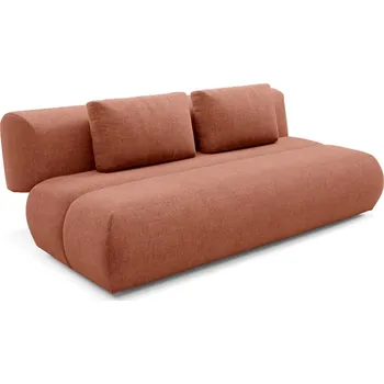 Sedací souprava Rozkládací třímístná pohovka FANO hnědá