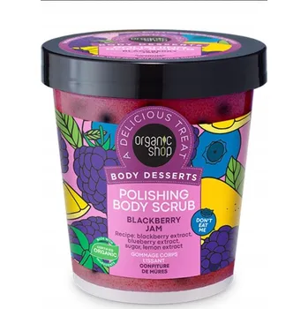 Tělový peeling ORGANIC SHOP Body Desserts Tělový peeling s džemem z ostružin, 450 ml