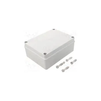 Rozvaděč Kryt univerzální X 140mm Y 190mm Z 70mm ABS,polystyrén šedá