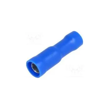 Elektrický konektor Faston kulatý zásuvka Ø 4mm 1,5÷2,5mm2 krimpovací na kabel