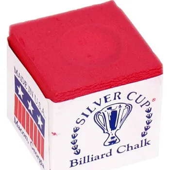 Kulečníková křída Silver Cup 1 ks, červená