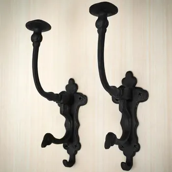 Karnevalový kostým Výprodej Ozdobný litinový věšák, viktoriánský styl, 19 cm – sada 2 ks - Outlet