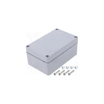 Rozvaděč Kryt univerzální X 81mm Y 127mm Z 57mm ALN hliník šedá IK08