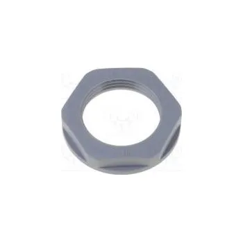 Matice Matice PG21 polyamid 36mm tmavě šedá -40÷100°C Závit PG