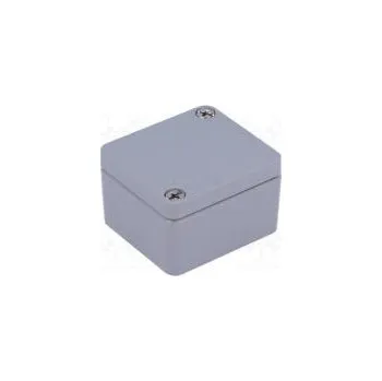 vypínač Kryt univerzální X 45mm Y 50mm Z 30mm ALUEIN-RJ hliník šedá