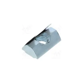 Stavební profil Matice pro profily Šířka drážky 8mm s pružným plíškem ocel