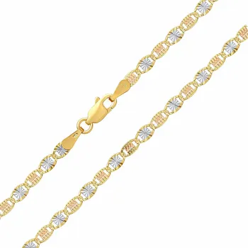 Řetízek Zlatý náhrdelník Solaria ze žlutého, bílého a růžového zlata - 3 mm varianta 45 cm FNN1856NGYWR-45 cm