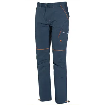 Pánské kalhoty Kalhoty do pasu ISSA BOOM softshellové modrá 5XL