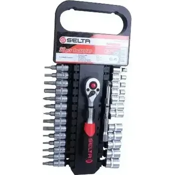 Gola sada SELTA Gola sada 1/4" 27 ks SLT SE-2528MS