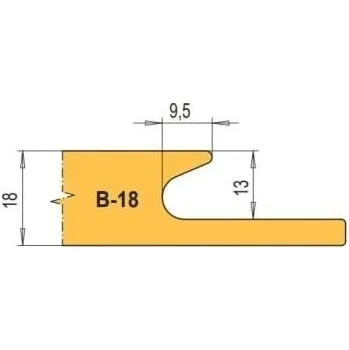 Fréza Profilový nůž pro frézu na nábytkové úchytky RH+ SF B18-SF 1kus