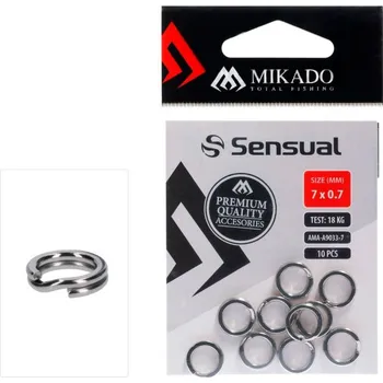 MIKADO Spojovací kroužky Split Ring - Strong VELIKOST: 10, NOSNOST [ kg ]: 40kg