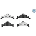 Sada brzdových destiček, kotoučová brzda MEYLE 025 224 0216/PD