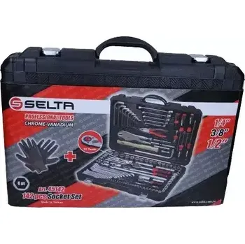 Gola sada SELTA Gola sada 1/4" 3/8" 1/2" 142 ks SLT SE-45142 + DOPRAVA ZDARMA!