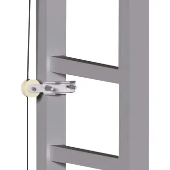 Lano DELTA AN802 / Středová montážní konzola pro záchranné lano žebříku - ocel Univerzální