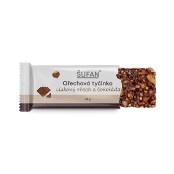 Vyrobeno pro ŠUFAN Ořechová tyčinka Čokoládová - 33 g