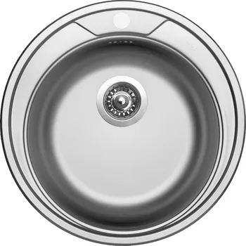 Kuchyňský dřez Sinks ROUND 510 Varianta: Sinks ROUND 510 + ELASTA nerez/šedá