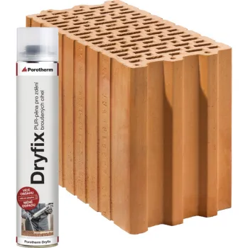 cihla Porotherm Cihla 19 AKU Profi Dryfix P15 broušená 372x190x249 mm
