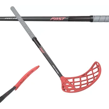 Florbalová hůl Fatpipe Fast 31 SILK Almost Red Levá (levá ruka dole) 92 cm (= 103 cm)
