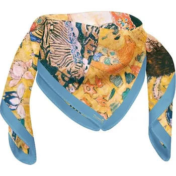 Šátek Hedvábný šátek Women with Fan 90x90cm, Gustav Klimt