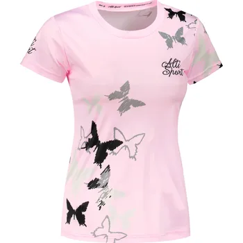 Dámské tričko Dámské funkční triko premium ALTISPORT VOJ/ALW002TR01 SVĚTLE RŮŽOVÁ S