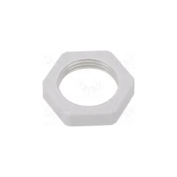 Matice Matice M20 polyamid Thk 6mm Klíč 26mm světle šedá