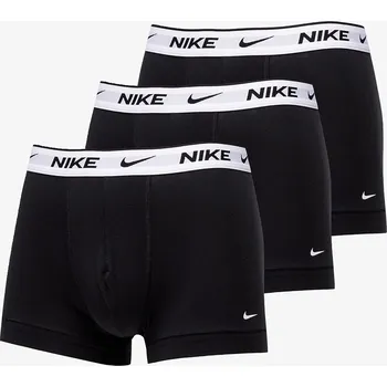 Boxerky Nike Dri-FIT Everyday Cotton Stretch Trunk 3-Pack Black/ White L