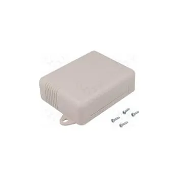 Rozvaděč Kryt univerzální X 90mm Y 115mm Z 37mm s úchyty ABS šedá