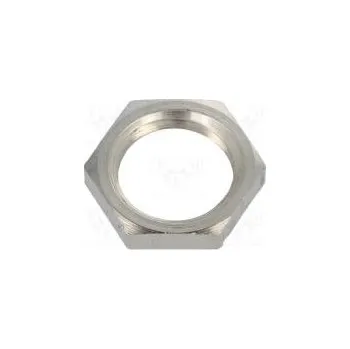 Matice Matice M12 mosaz nikl 15mm Závit metrický Stoupání 1,5