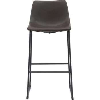 Barová židle LABEL51 Barová židle RISTO tmavě hnědá