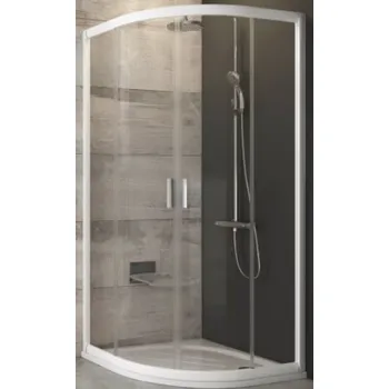 RAVAK BLIX BLCP4 90 sprchový kout 90x90 cm, R500, posuvné dveře, bílá/sklo transparent