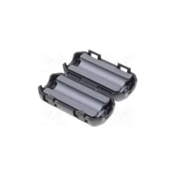 elektrický kabel Ferit dvoudílný na kulatý kabel Ø 8mm 75Ω A 19,2mm B 23,4mm