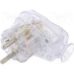 Konektor napájecí AC vidlice zástrčka 2P+PE 250VAC 16A PIN 3