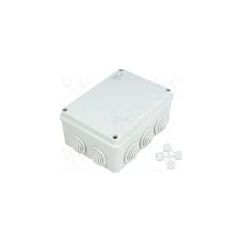 Elektroinstalační krabice Kryt propojovací krabice X 108mm Y 151mm Z 66mm na omítku