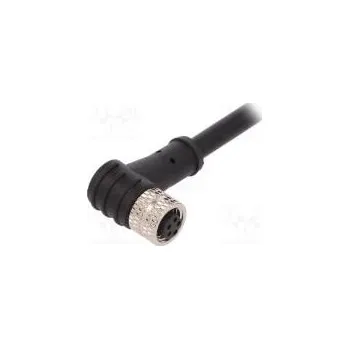 Elektrická zásuvka Konektor M8 zásuvka PIN 5 úhlový s vývodkou,s kabelem 1,5A