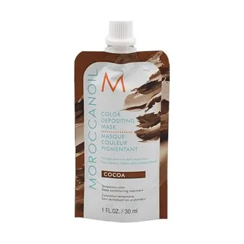 Vlasová regenerace MoroccanOil Depositing Mask pigmentová maska na vlasy 30 ml, Cocoa