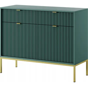 Komoda Komoda Remax 104 x 39 x 83 cm, odstíny zelené GOLD - zlatá