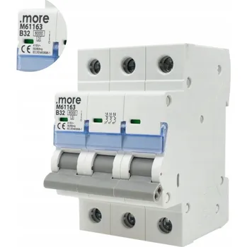 Jistič Jistič 6kA 3P B 32A 415V IP20 na DIN lištu Ecolight