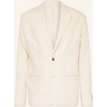 Pánské sako Nn.07 Pánské Lněné Sako Timo Regular Fit, režná, 50