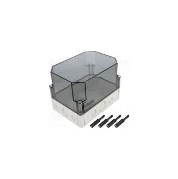 Elektroinstalační krabice Kryt univerzální X 130mm Y 180mm Z 137mm TK PC polykarbonát