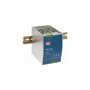 spínaný zdroj MEAN WELL NDR-480-24 Napájecí zdroj spínaný slim 480W 24VDC 20A 90÷264VAC DIN