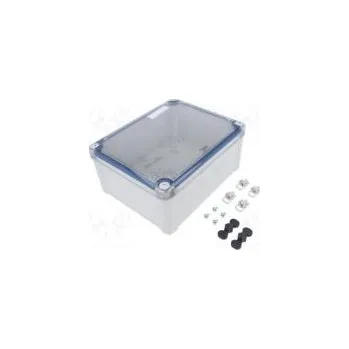 Rozvaděč Kryt univerzální X 194mm Y 241mm Z 107mm polykarbonát šedá