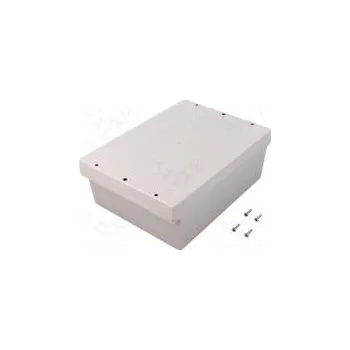 Rozvaděč Kryt univerzální X 144mm Y 198mm Z 73mm s úchyty ABS šedá