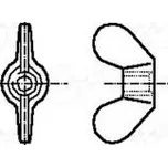 Matice křídlová M12 1,75 ocel 5 Povlak zinek BN 213